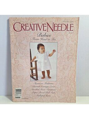 Creative Needle Magazine Babies Head To Toe Nov Dec 1995 Embroidery Patterns